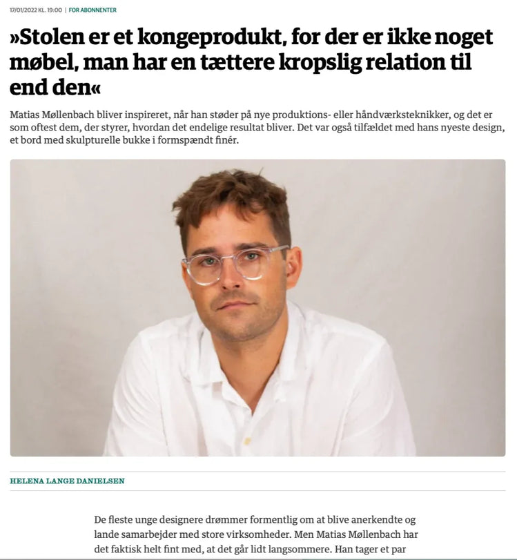 Interview with Jyllands-Posten