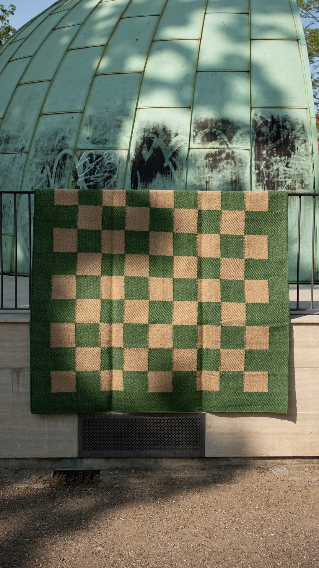 Jute Rug checkered - Natural and Durable | MATIAS MOELLENBACH