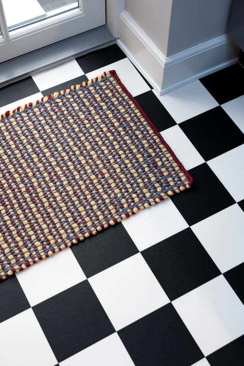Striped Jute Doormat - Rooibos